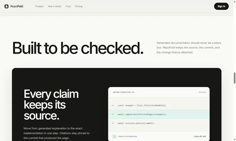 RepoFold screenshot 2