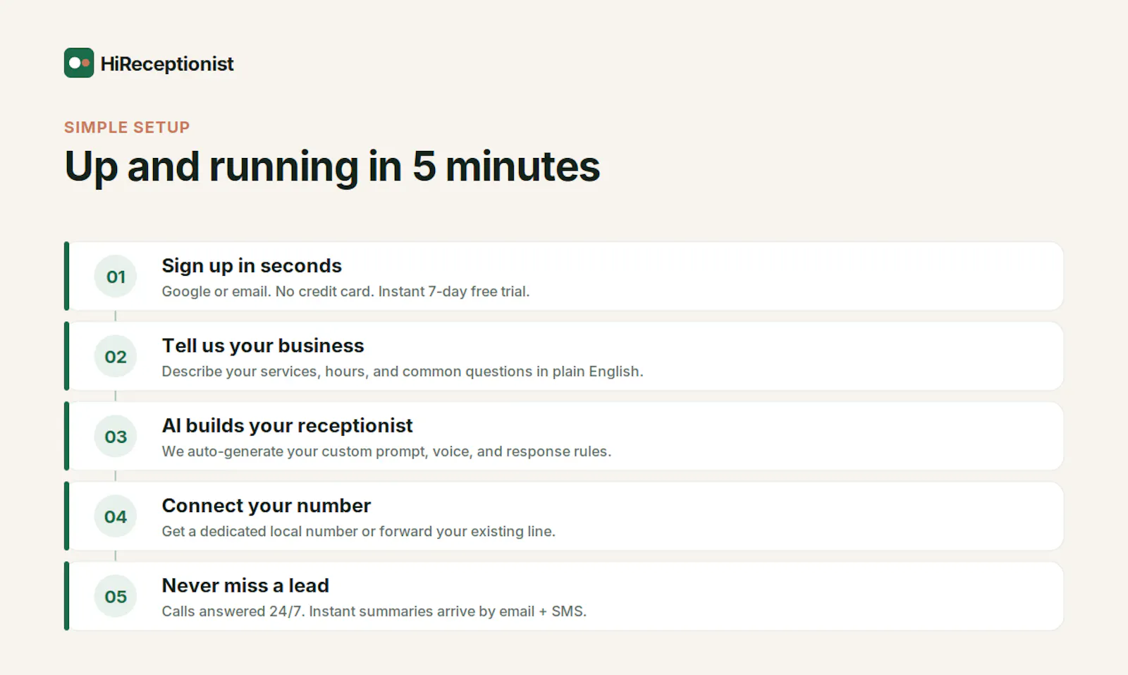 HiReceptionist screenshot 3