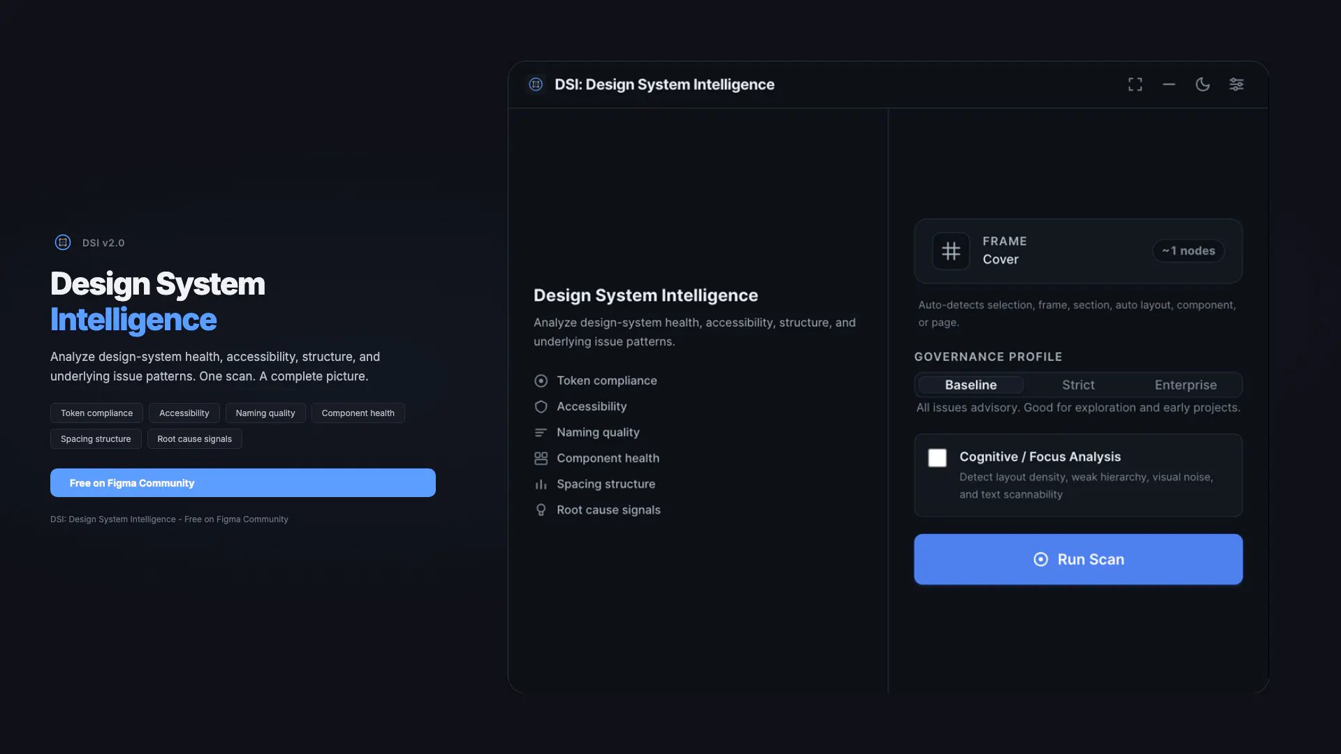 DSI: Design System Intelligence 제품 배너