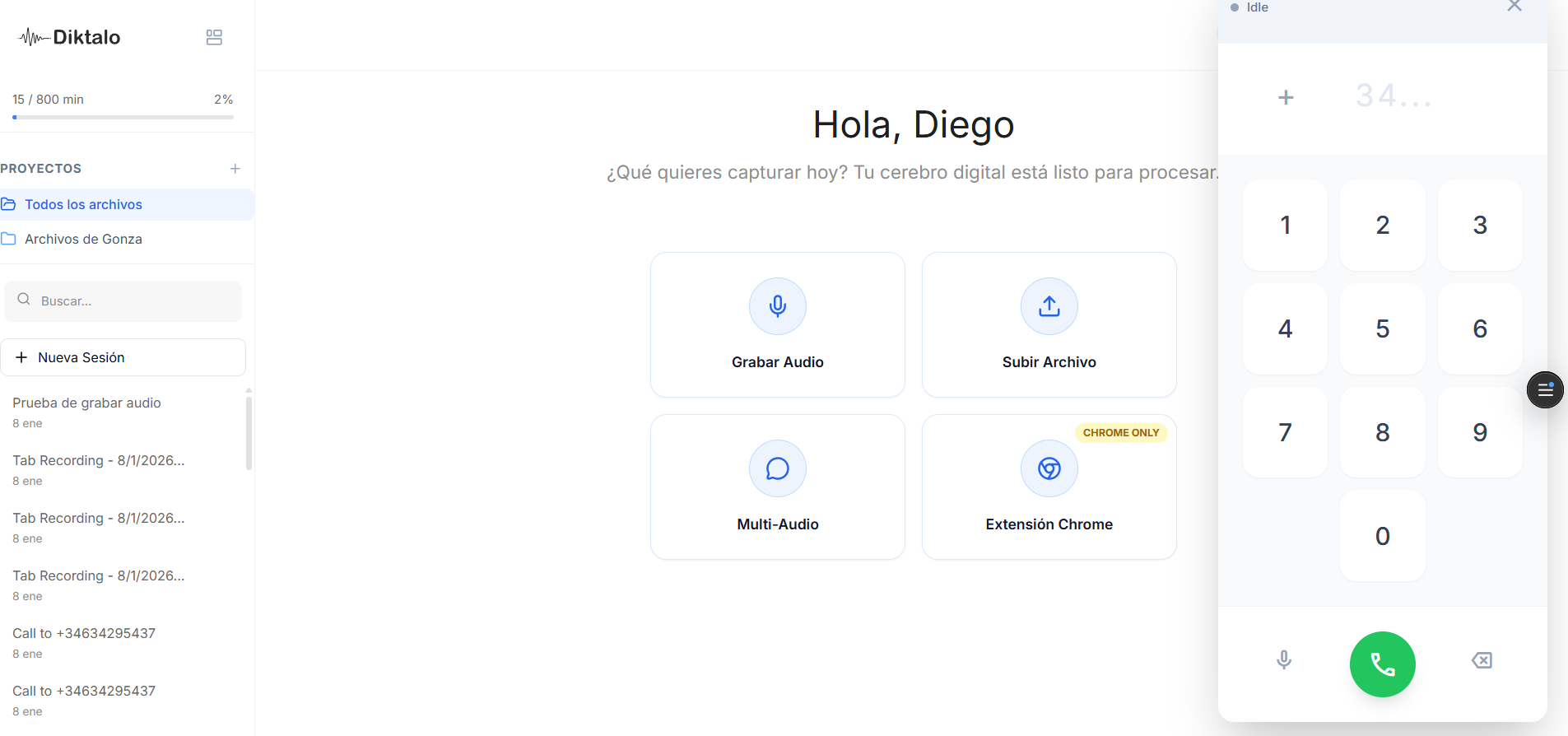 Diktalo - Screenshot 3 showing product features and functionality