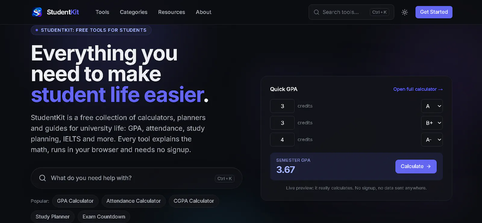 StudentKit screenshot 1