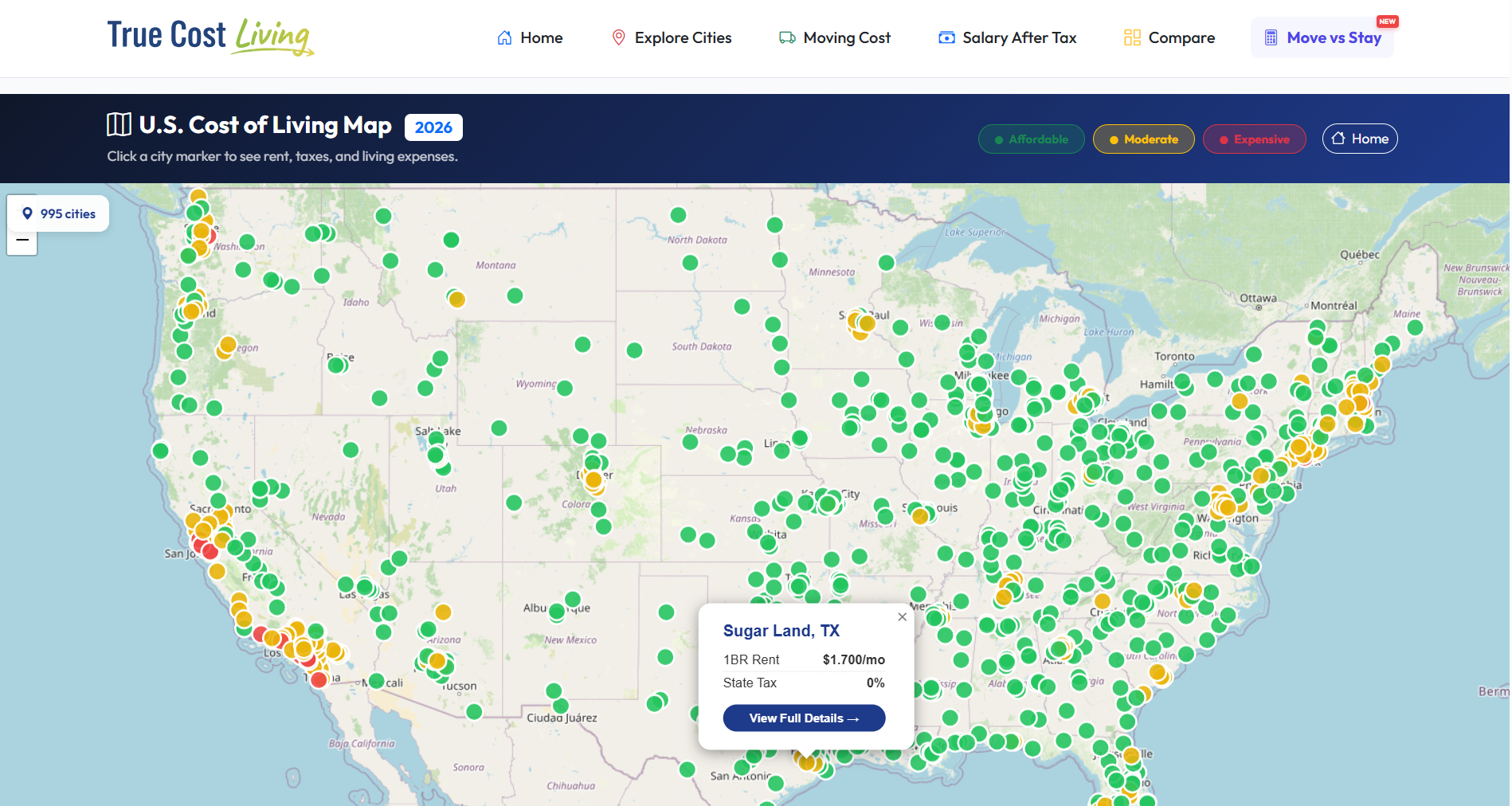 Real Cost of Living in the U.S. (2026) gallery image