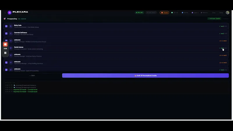 Plexara Hub screenshot 1 (video preview)