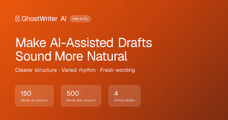 GhostWriter AI screenshot 1