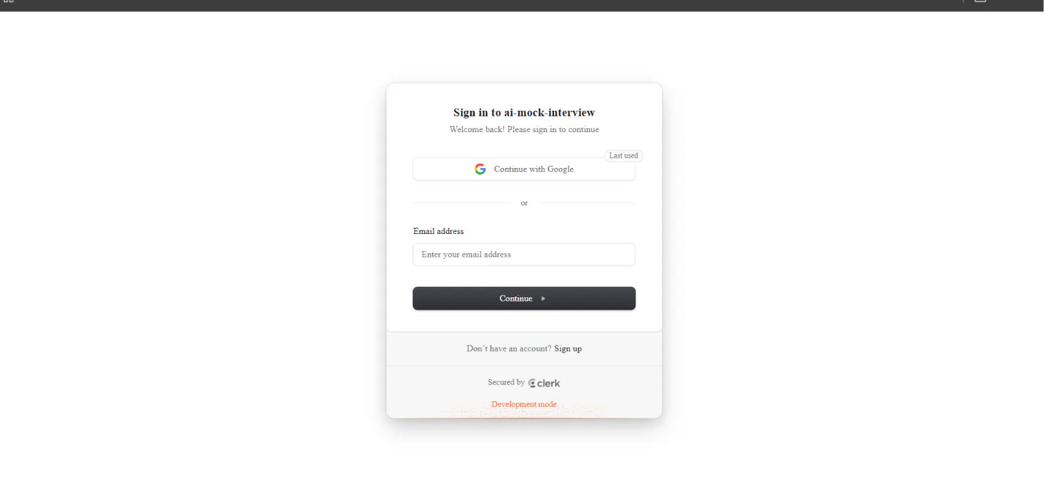 AI Mock Interview Platform 截图 2