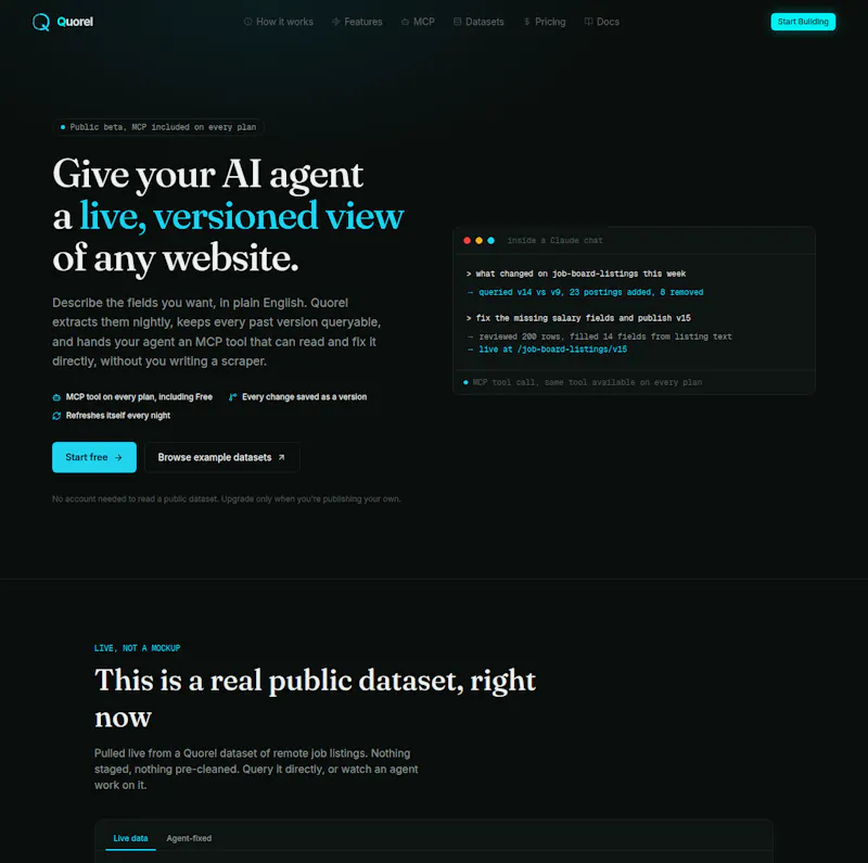 Quorel screenshot 1