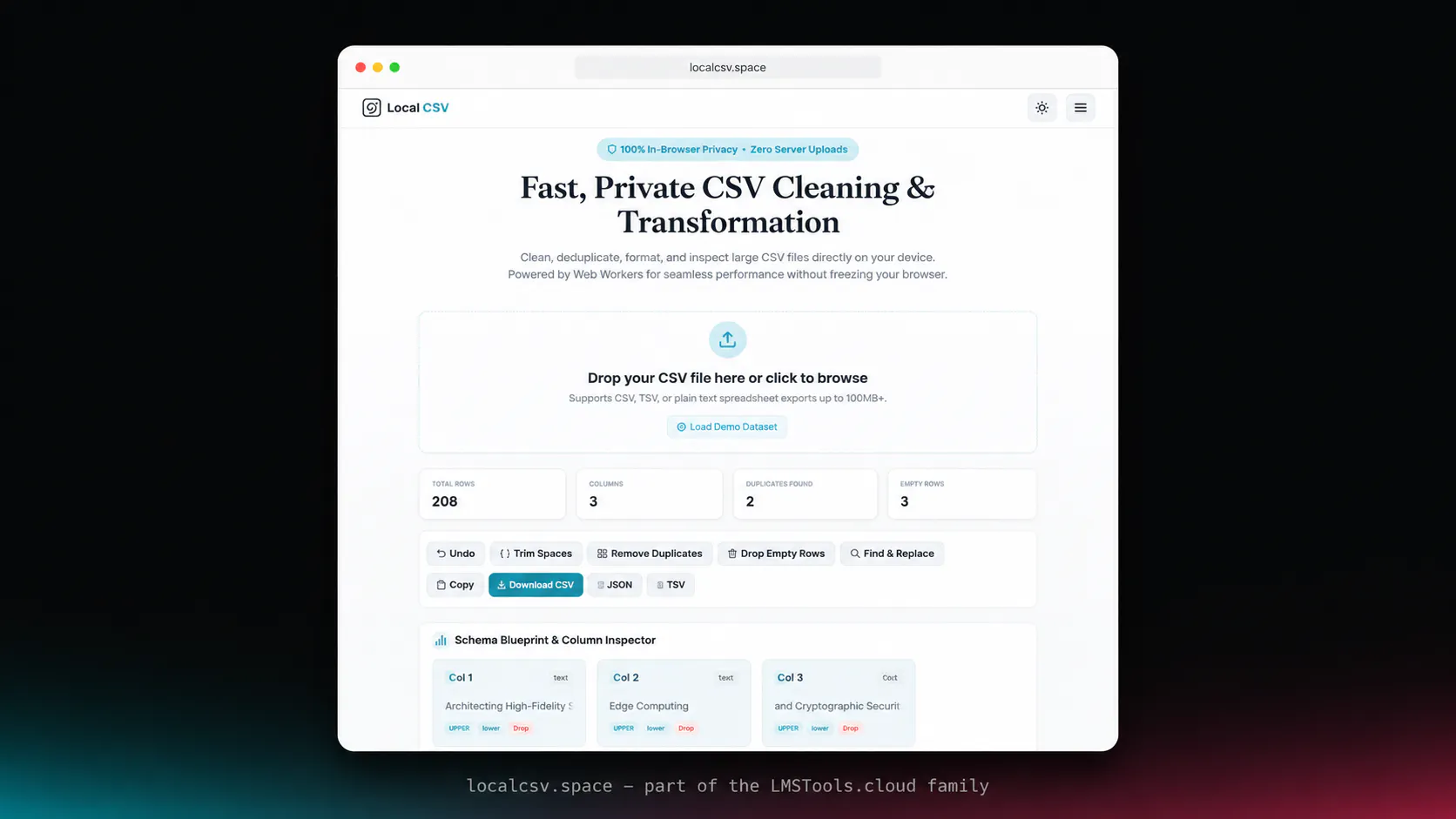 Local CSV gallery image