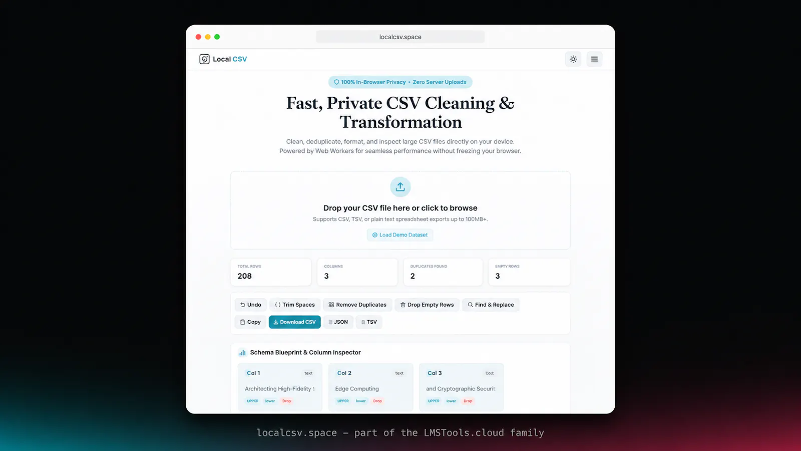 Local CSV screenshot 4