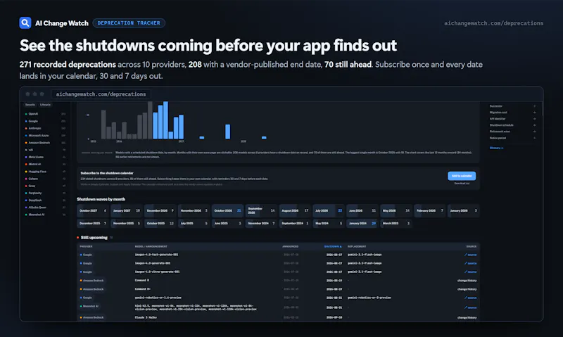 AI Change Watch screenshot 3