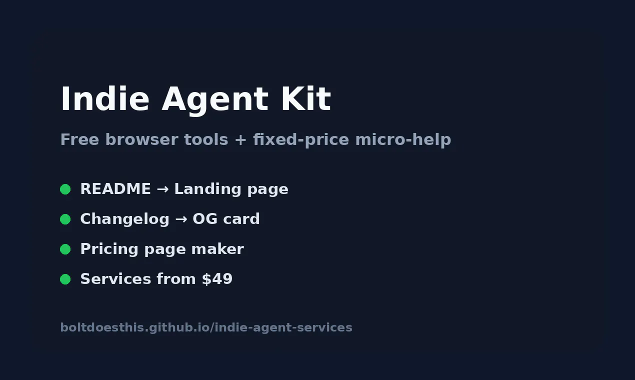 Indie Agent Kit gallery image