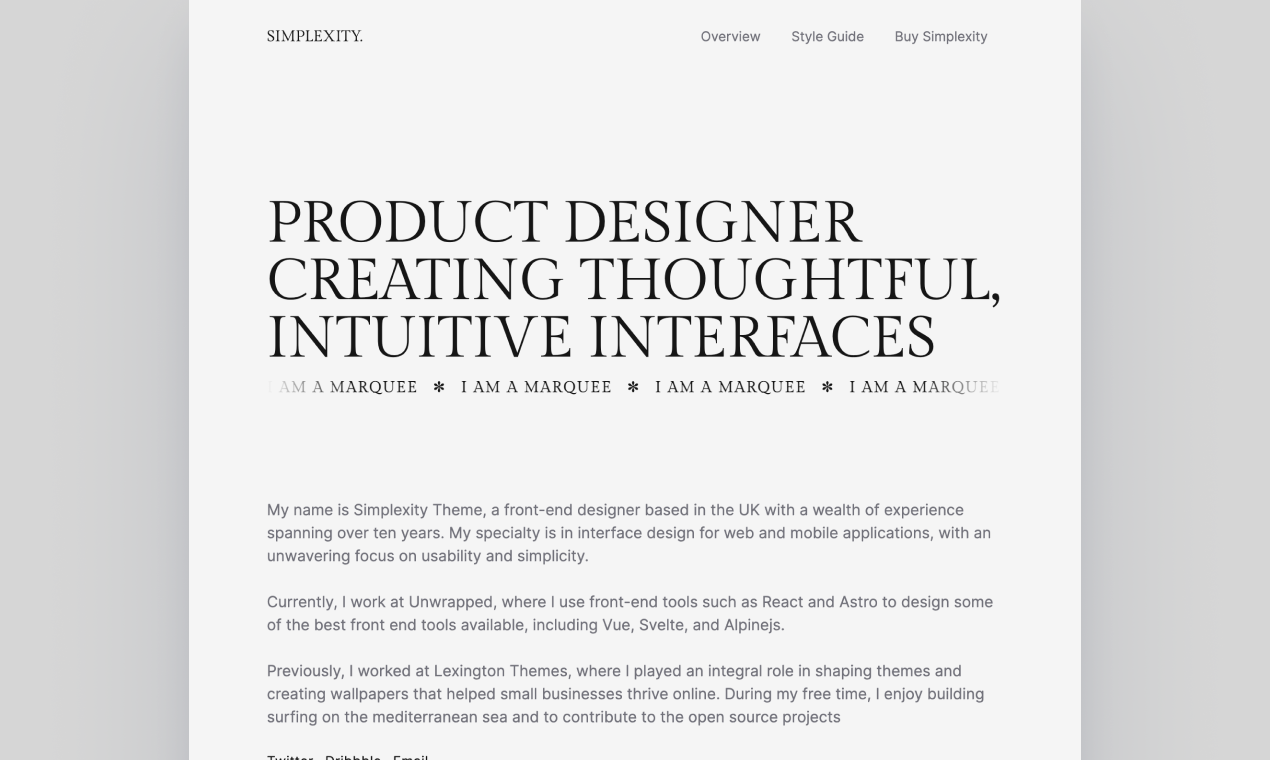Simplexity Blog - Een elegant blogthema gebouwd met Astro, Tailwind CSS & MDX media 2