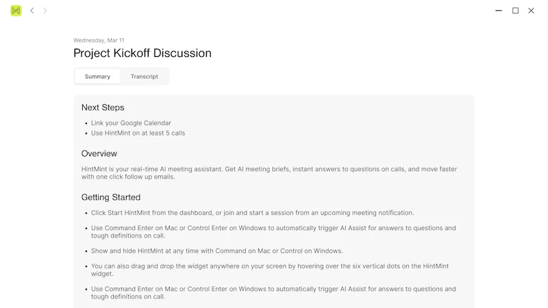 HintMint screenshot 4