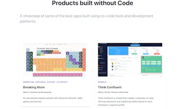 NoCode Portal gallery image