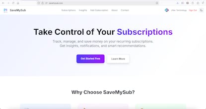 SaveMySub gallery image