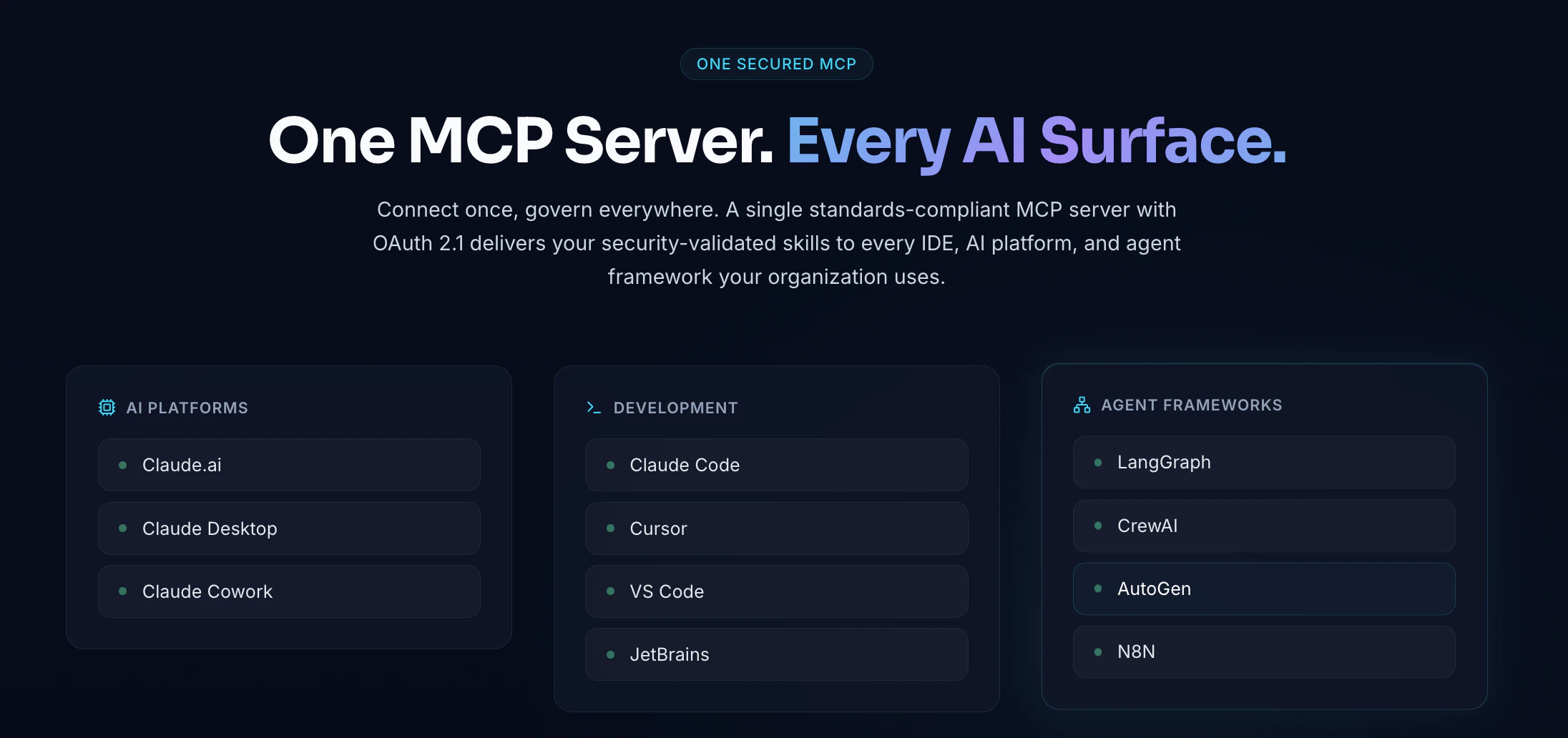 Skill Control Plane screenshot 2