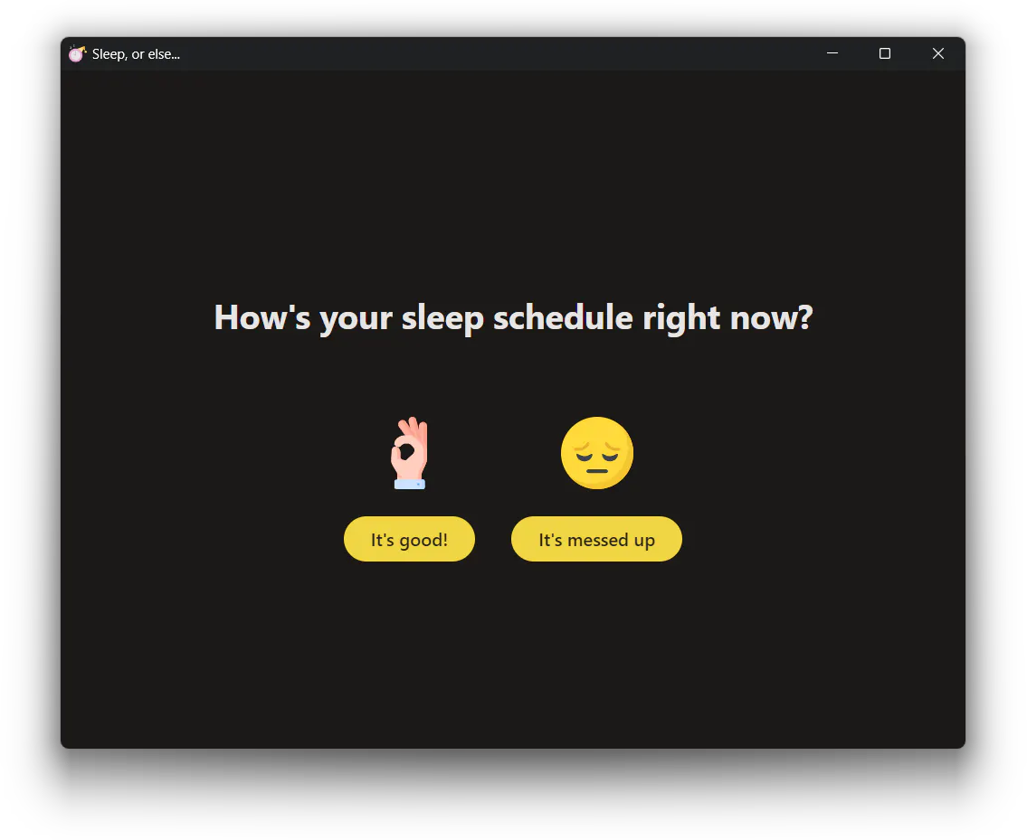 Sleep or else gallery image