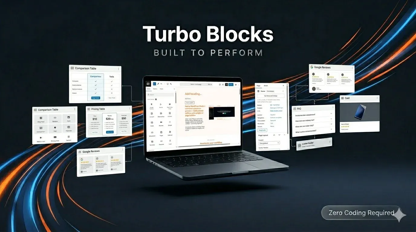 Turbo Blocks 제품 배너