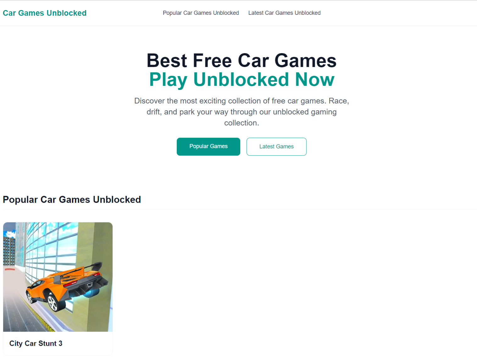 Média Jeux de voiture débloqués - Jouez à des jeux de voitures de course et de survie gratuits gratuits 1
