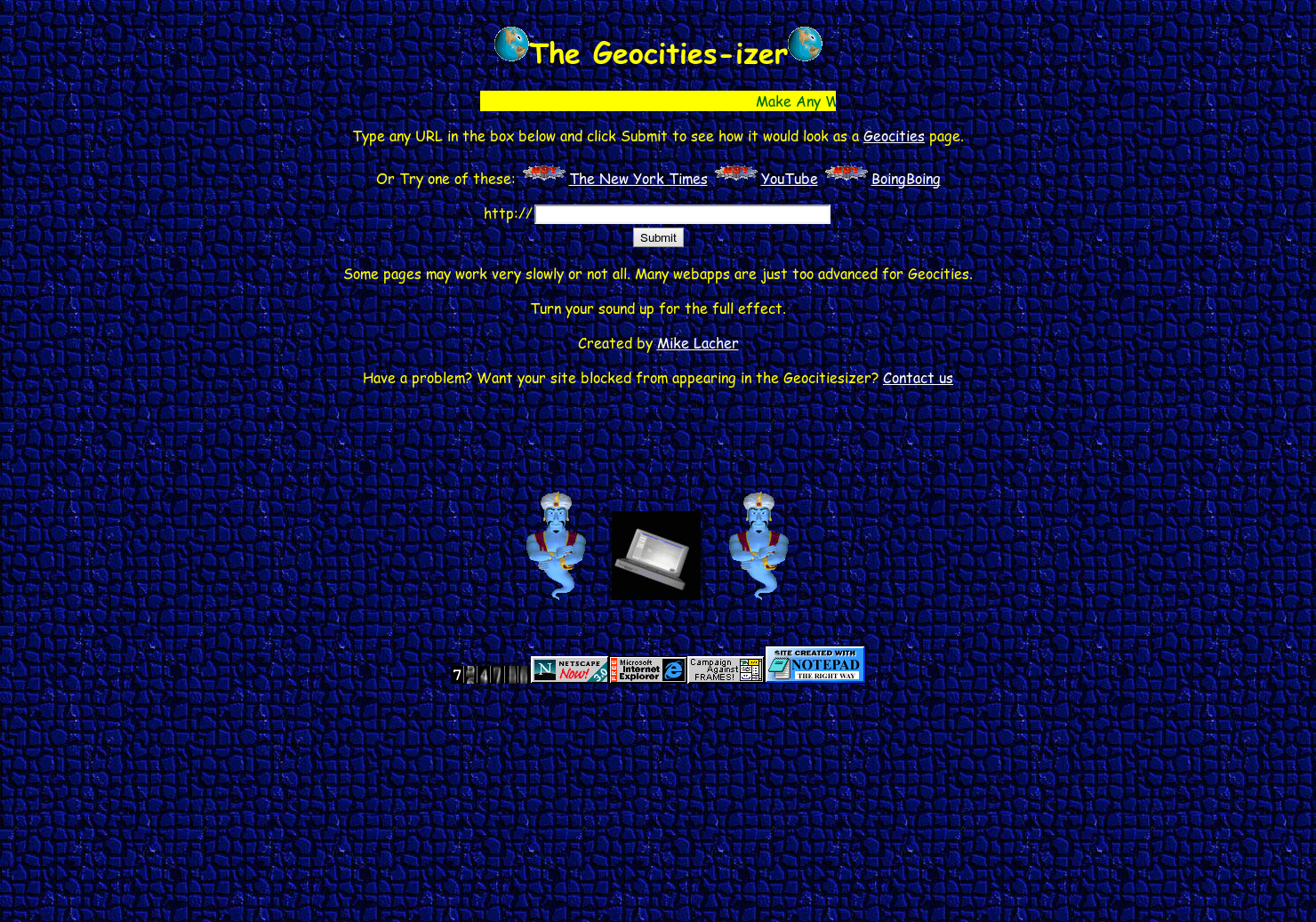 Geocities-izer 