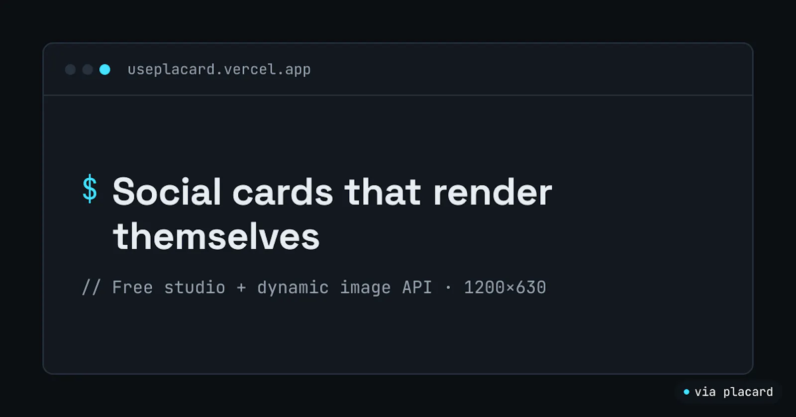 Placard screenshot 1