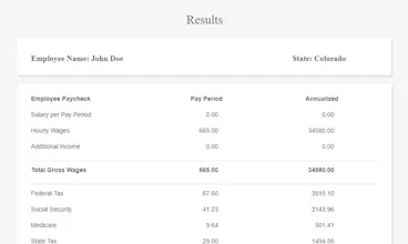 CheckMark Paycheck Calculator gallery image