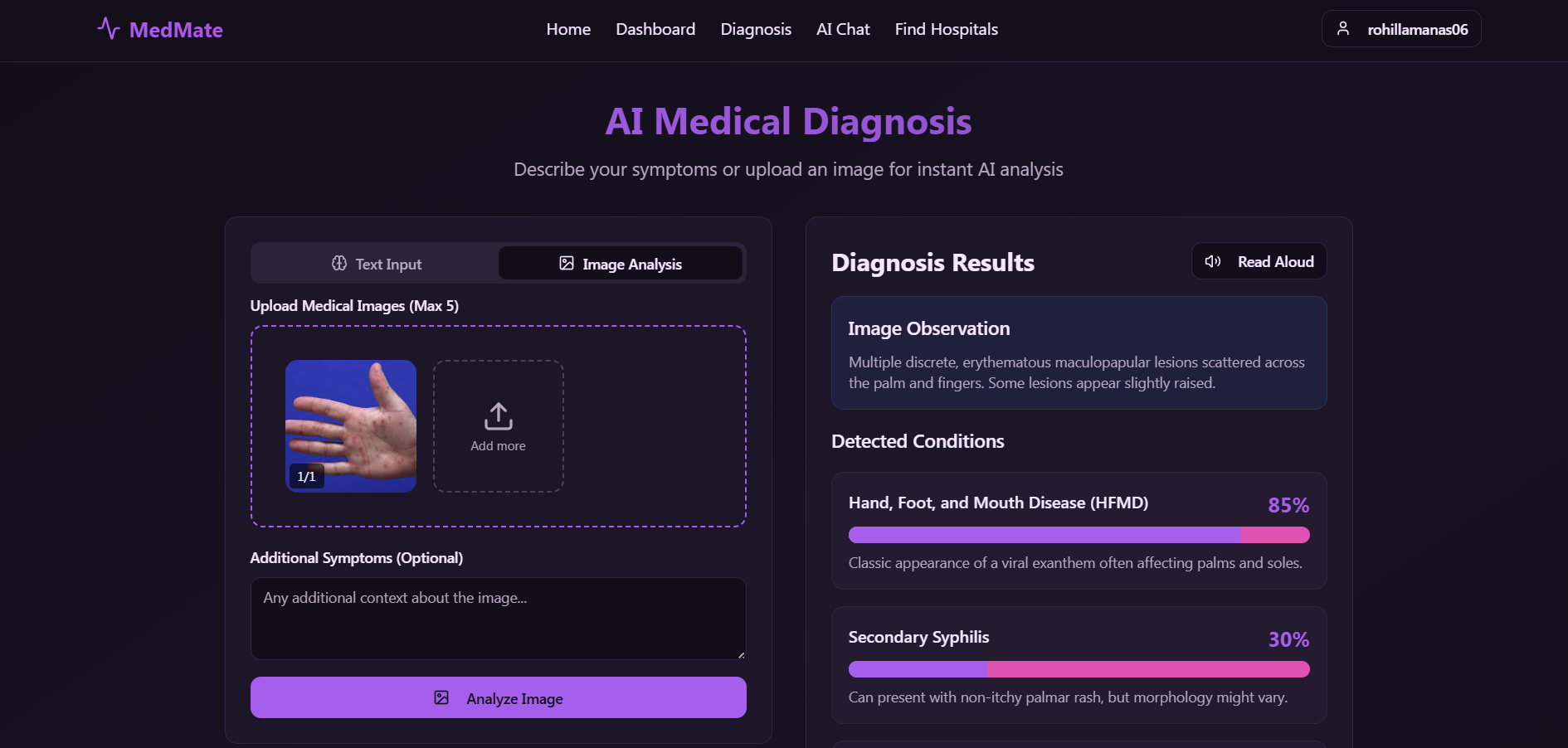 MedMate - Screenshot 3 showing product features and functionality