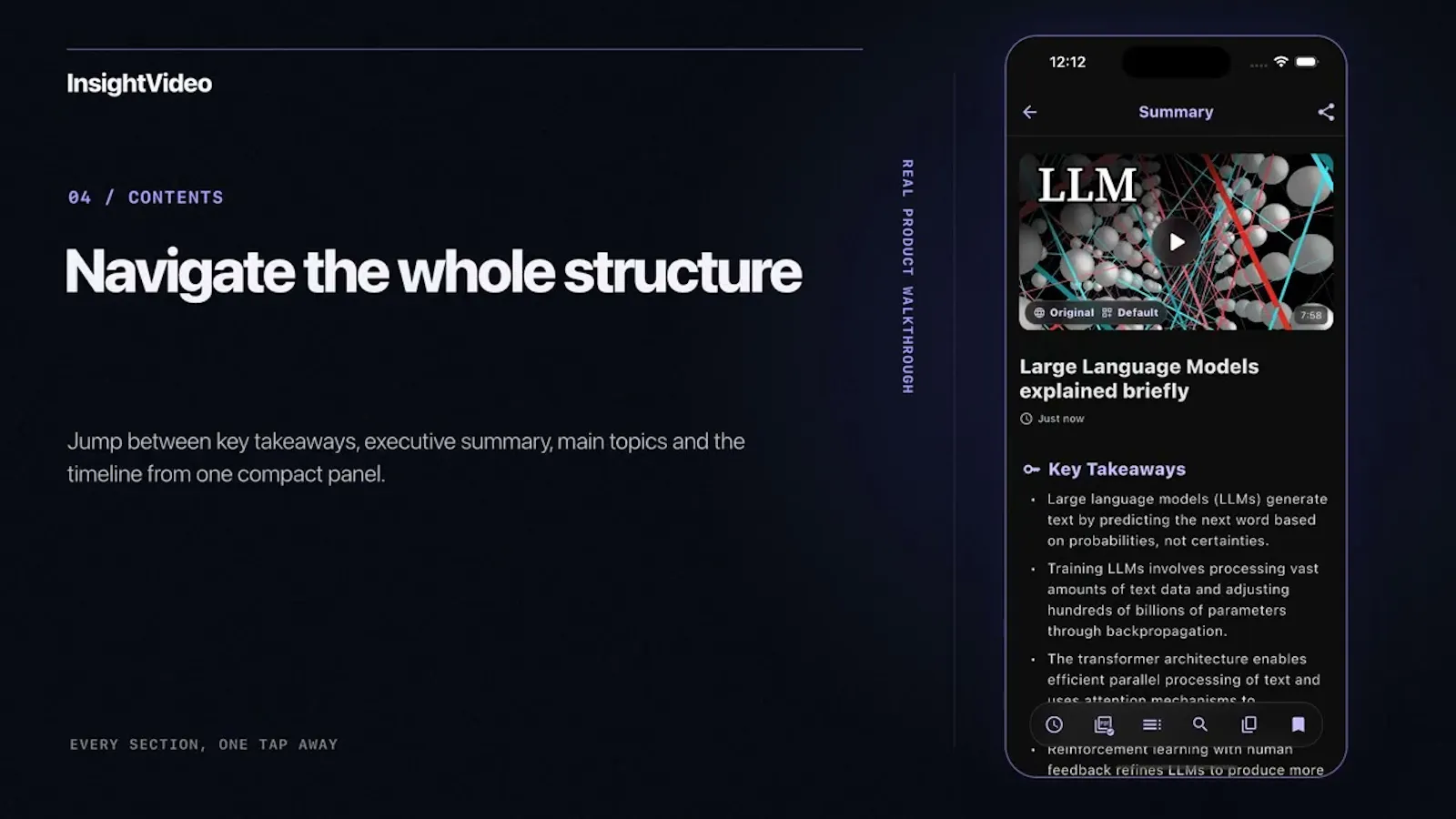InsightVideo screenshot 1 (video preview)