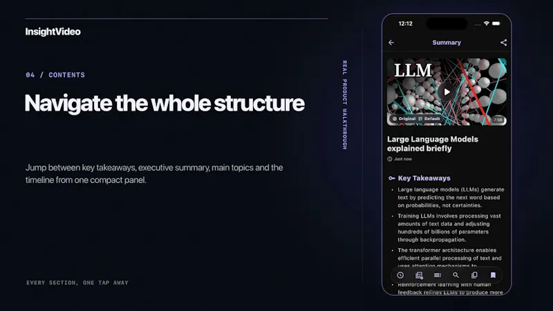 InsightVideo screenshot 1 (video preview)