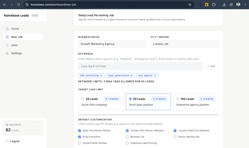 Korexbase screenshot 5