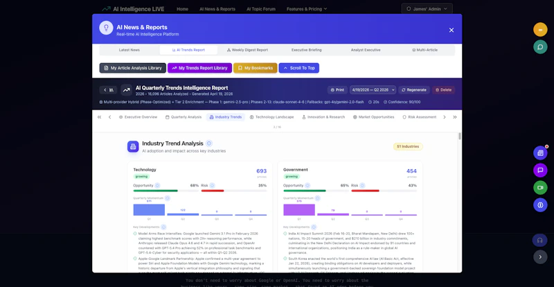 AI Market Terminal screenshot 4