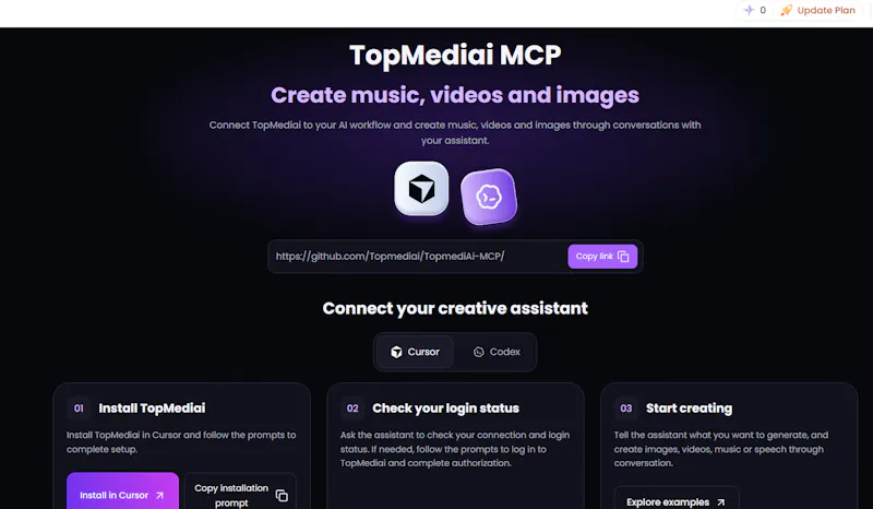 TopMediai MCP screenshot 1