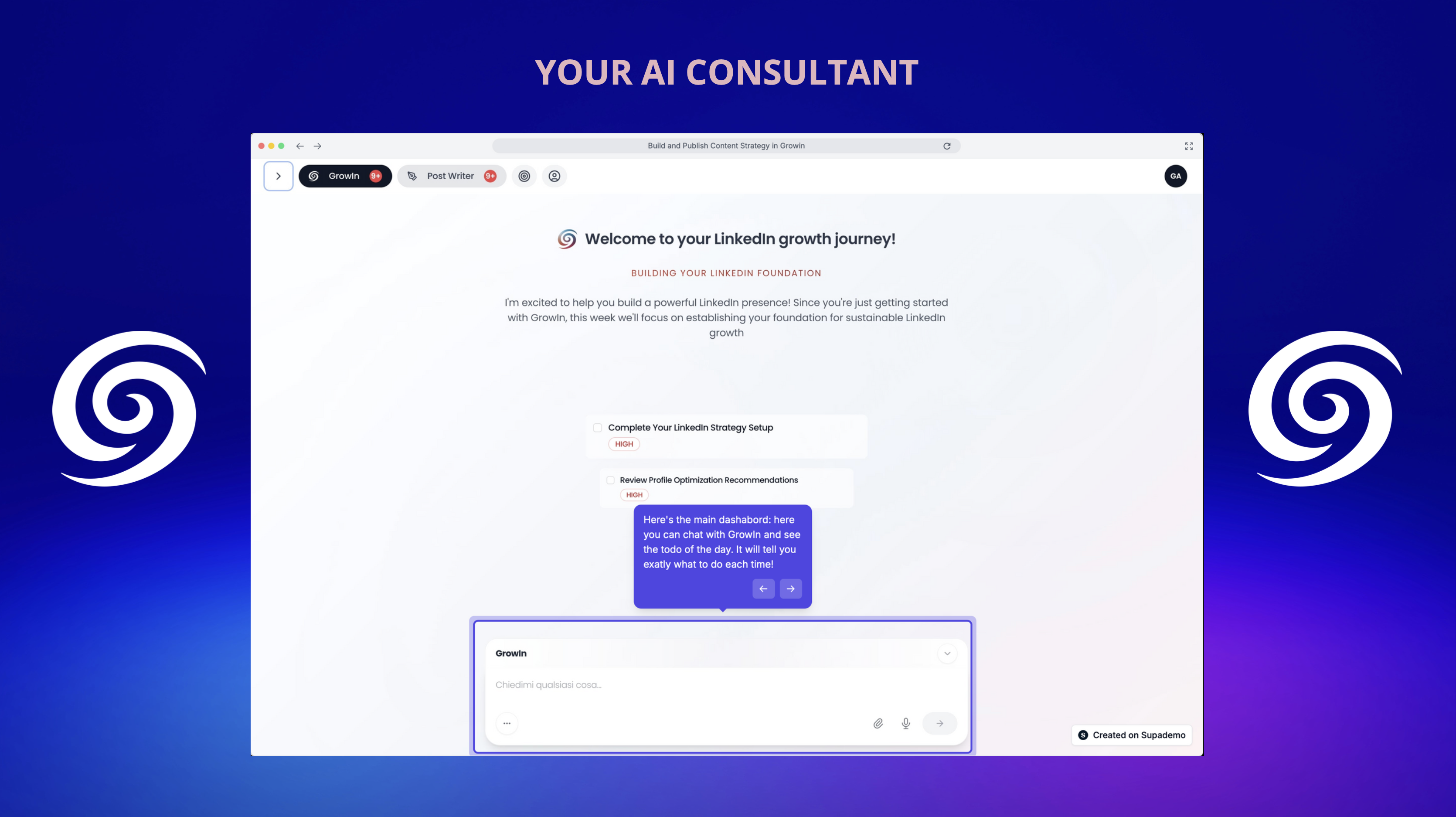GrowIN - AI Linkedin Consultant gallery image