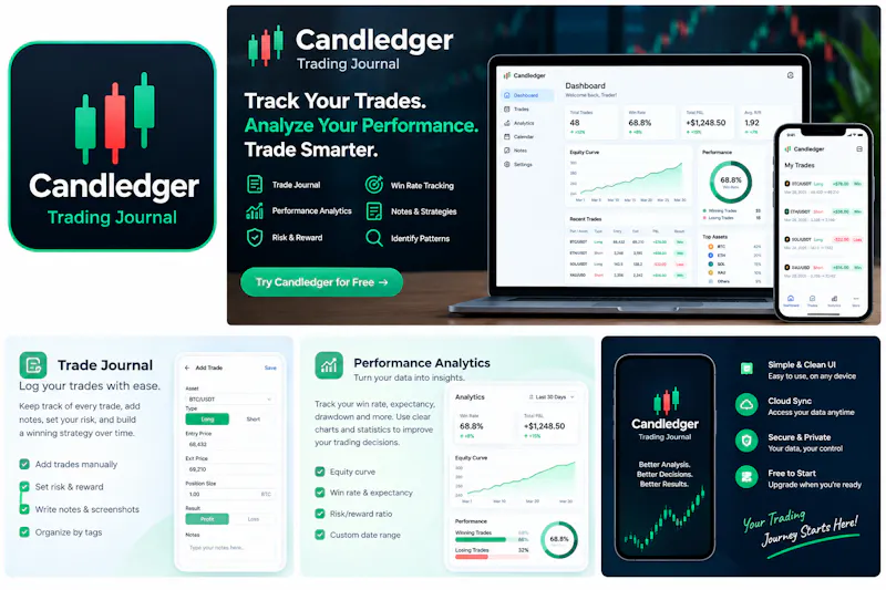 Candledger — Premium Trading Journal screenshot 2