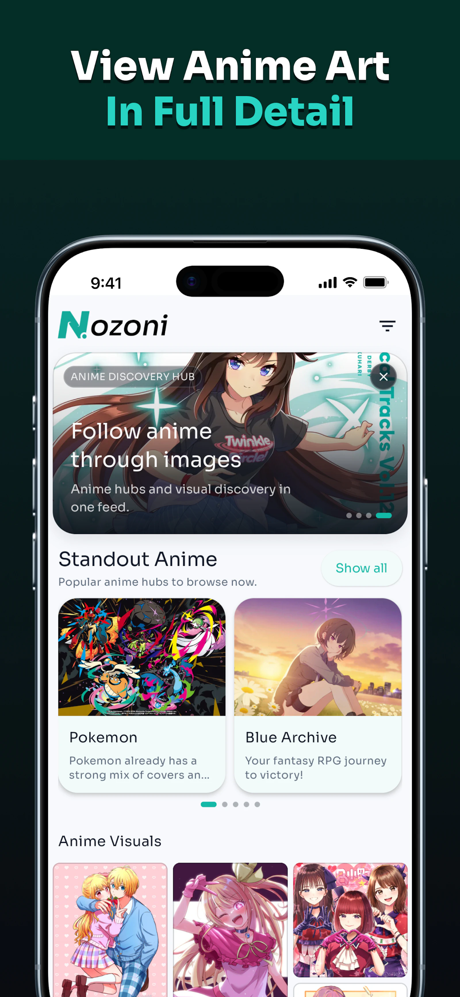 Nozoni Anime Discovery screenshot 3