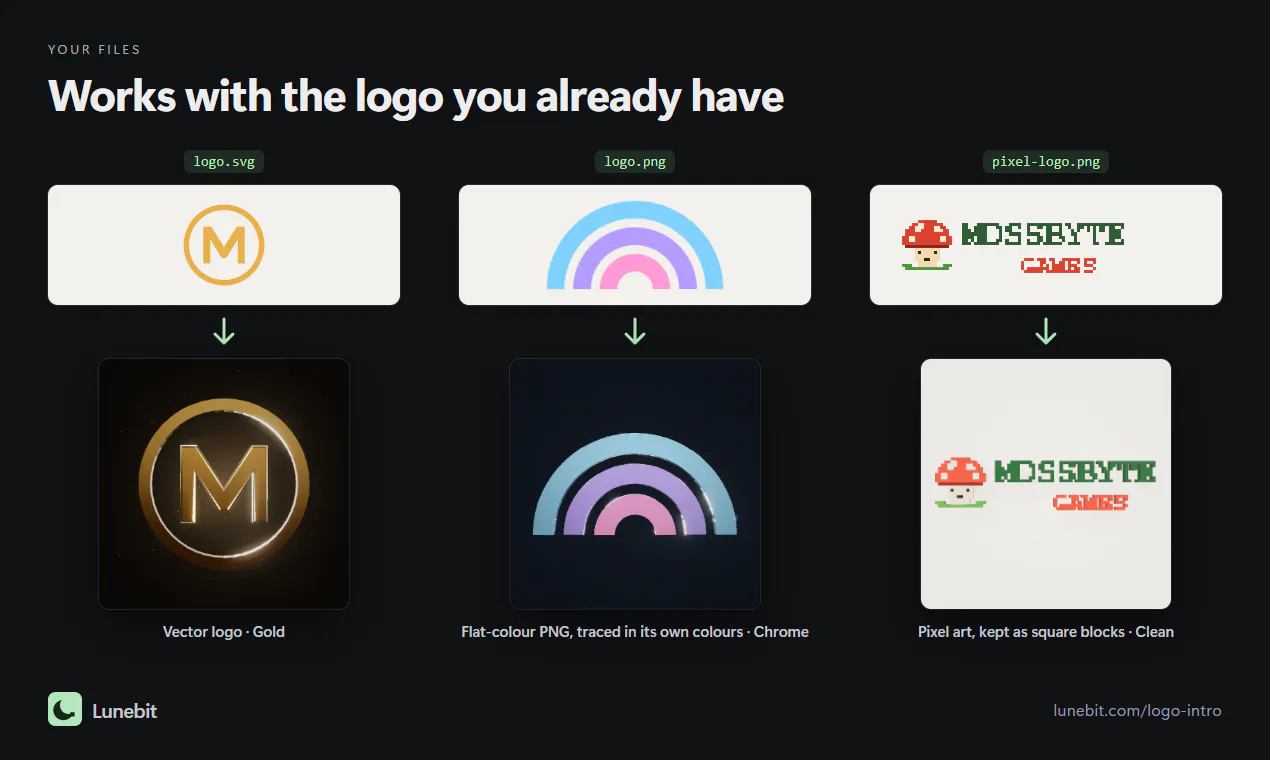 Lunebit Logo Intro Maker gallery image