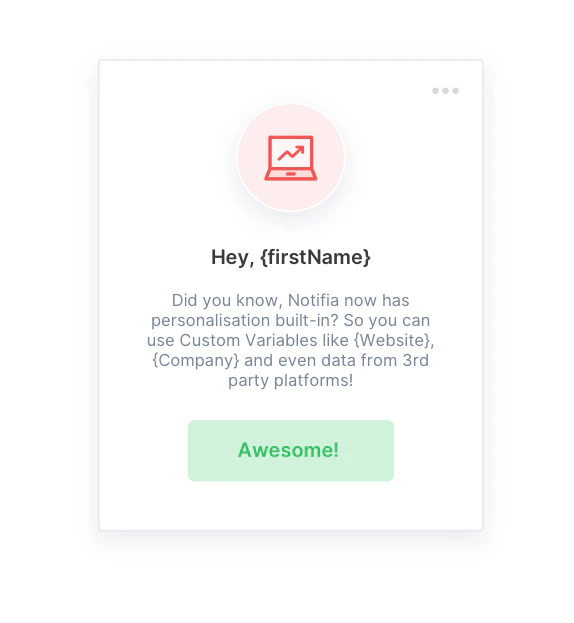 Notifia: Personalized Website Widgets
