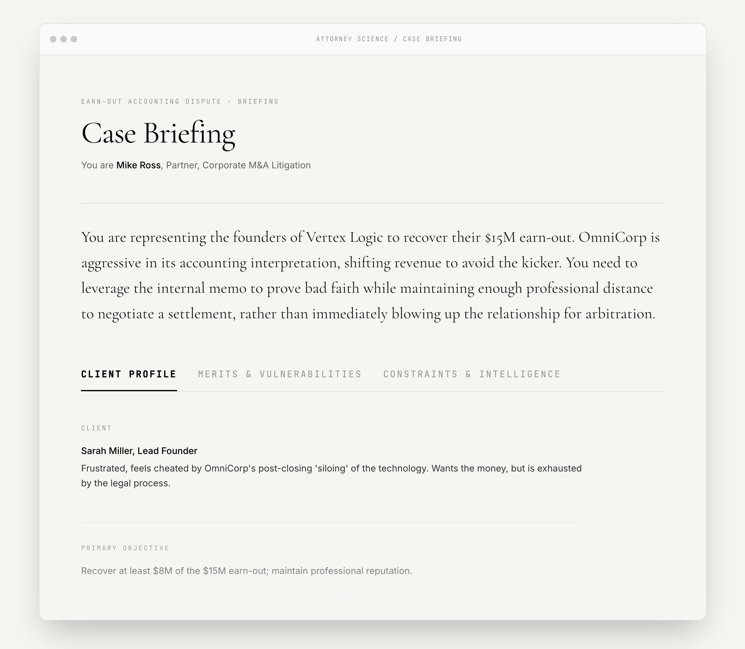 Attorney Science media 2