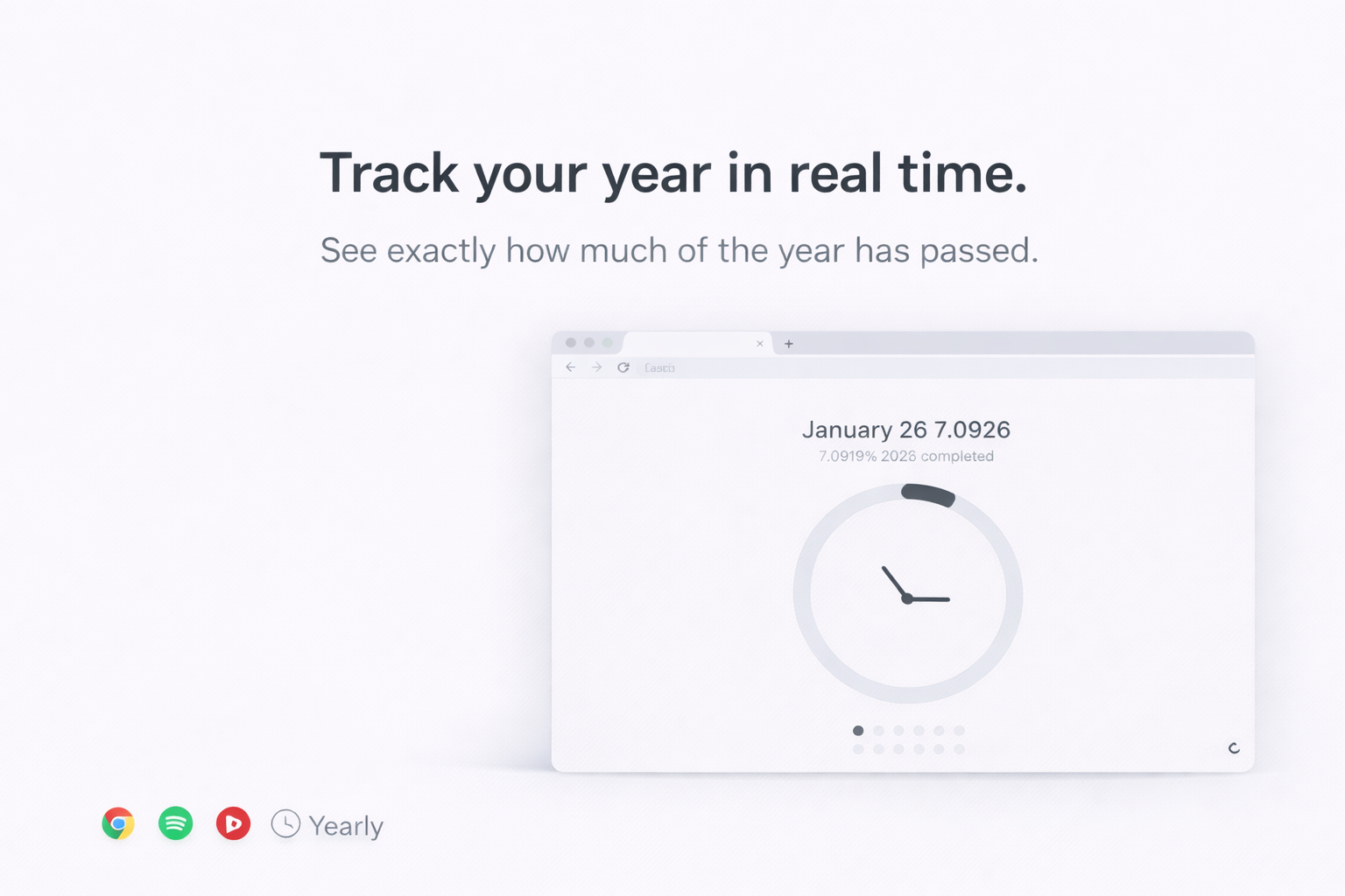 Yearly: Visual Year Progress gallery image