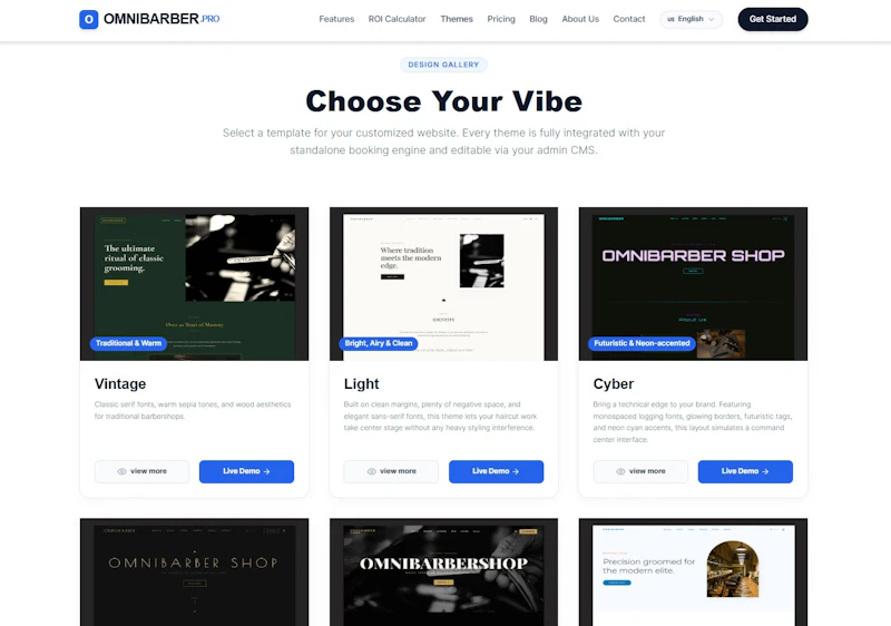 OMNIBARBER The Booking System you need screenshot 6
