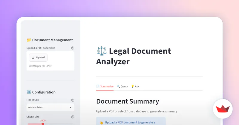 Leagal Document Analyzer screenshot 2