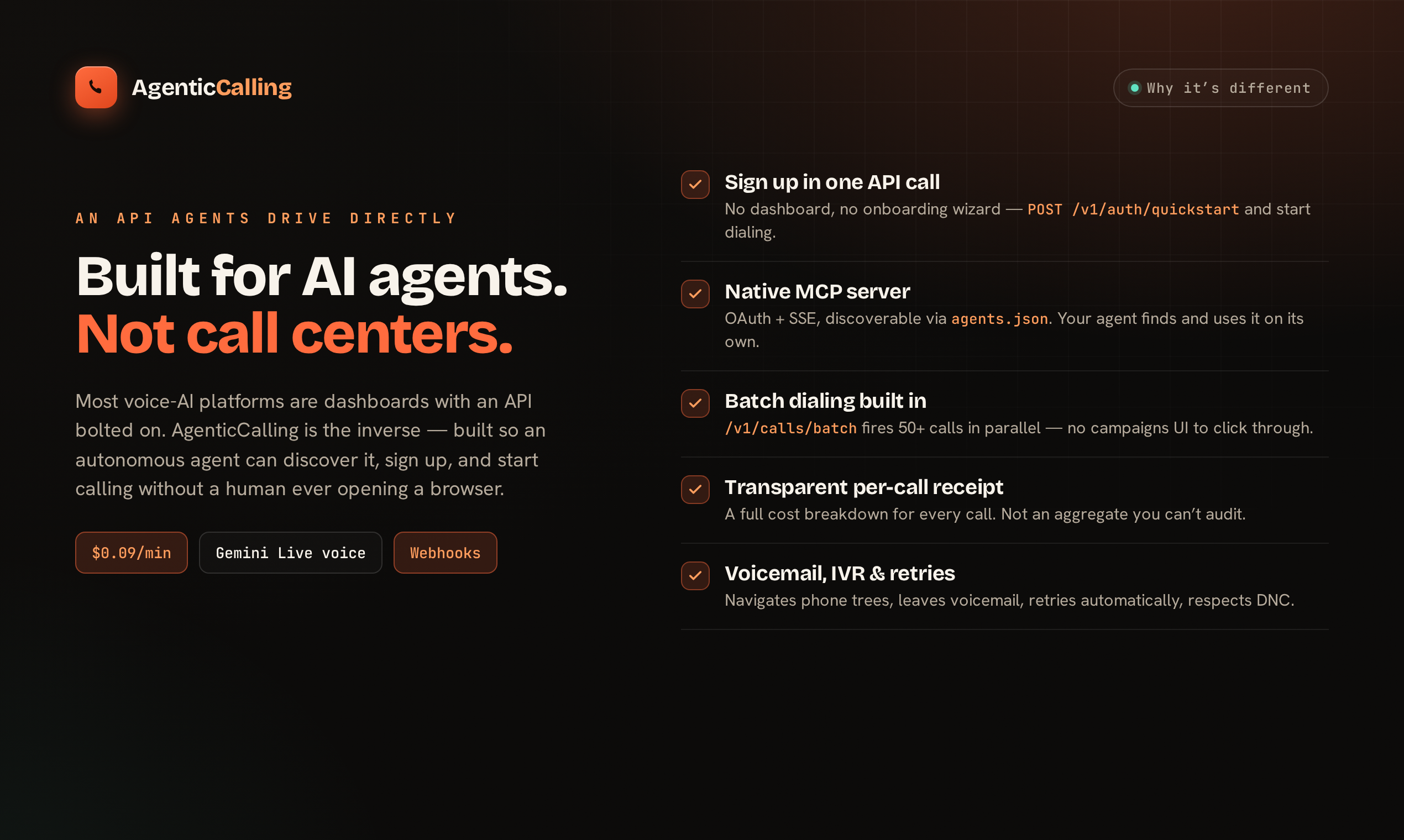 AgenticCalling AI gallery image