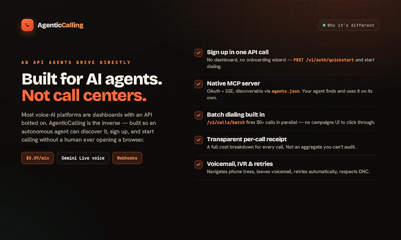 AgenticCalling AI screenshot 5