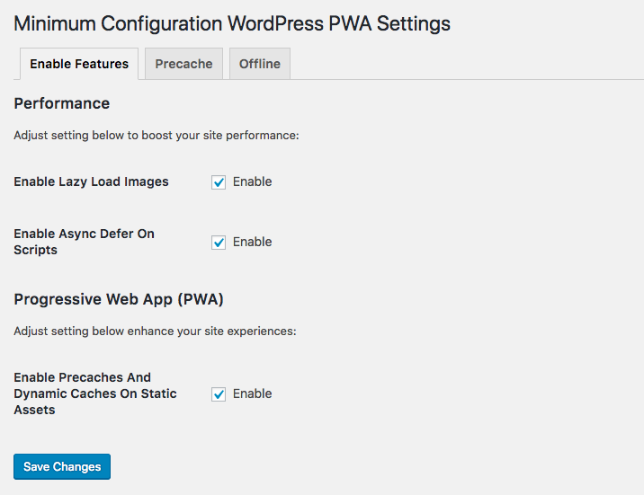 MCW PWA WordPress Plugin gallery image