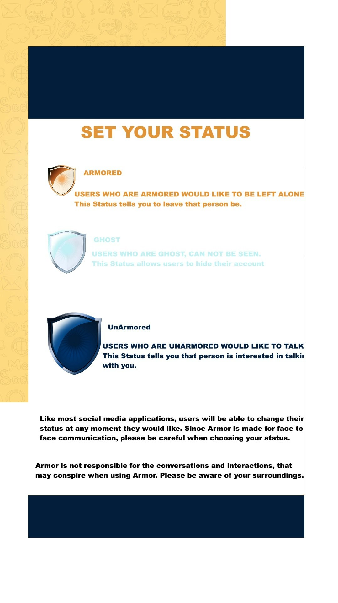 Socials' Armor: Armor For Social Events & Activities gallery image