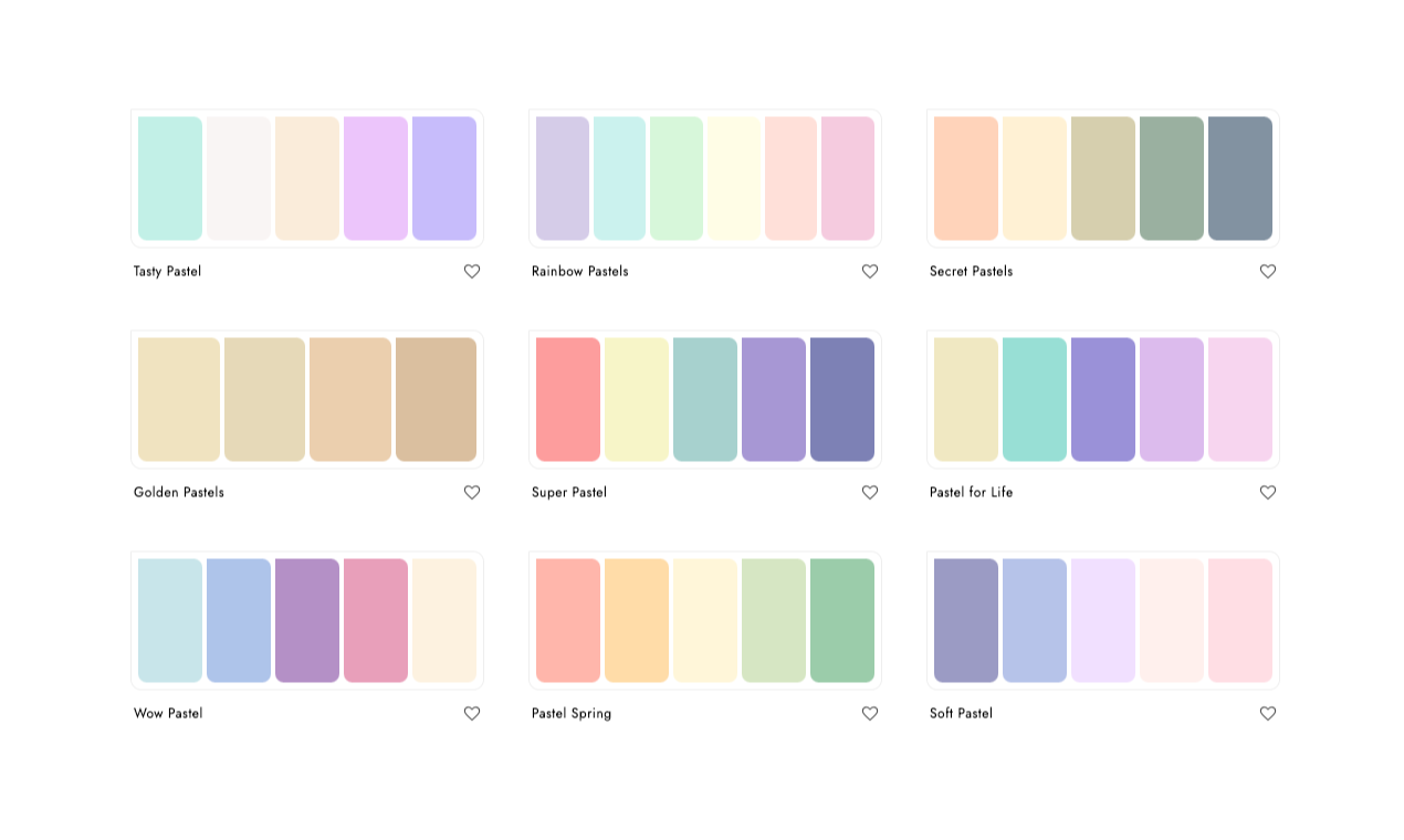 20+ Best Pastel Color Palettes for 2024 - Venngage