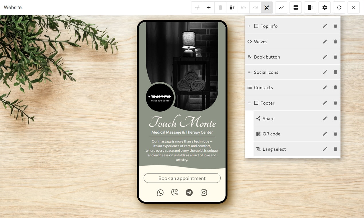 ERPHY - Multilingual booking website + CRM & reminders media 5