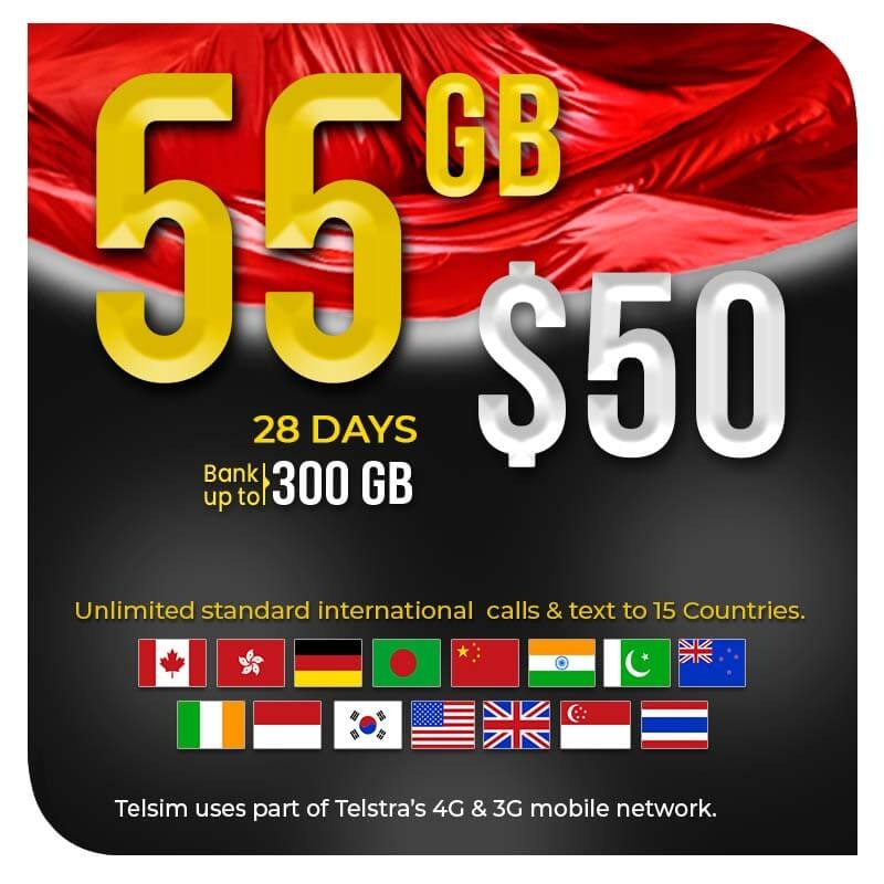 55GB Prepaid Plan