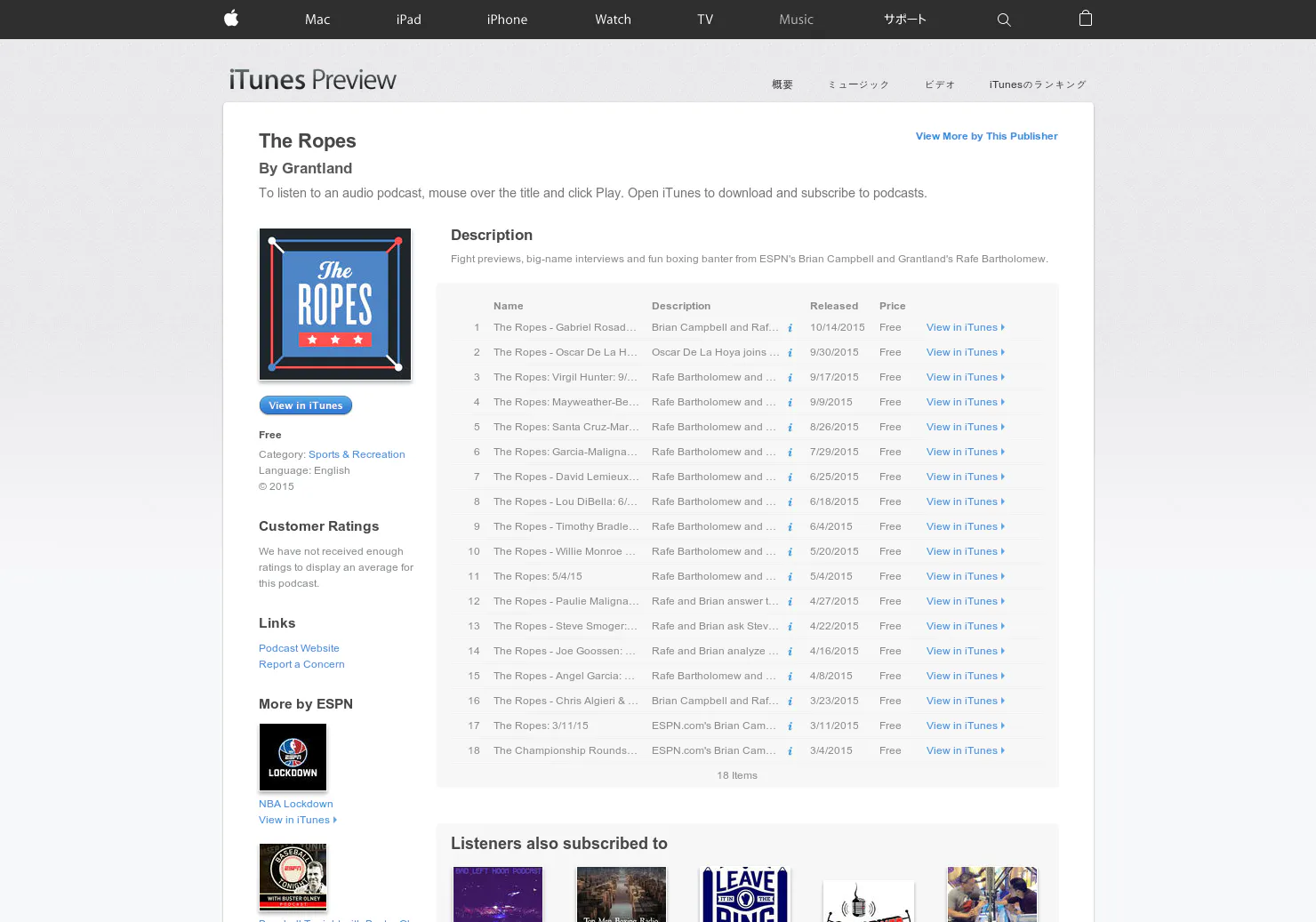 The Ropes (Podcast)