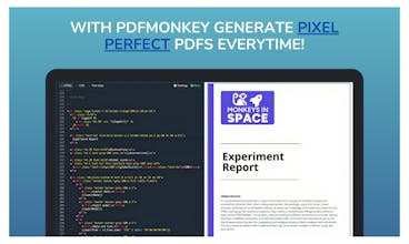PDFMonkey&rsquo;s REST API integration with JavaScript for efficient PDF generation.