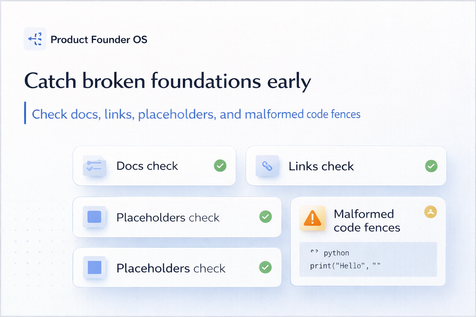 Product Founder OS screenshot 3